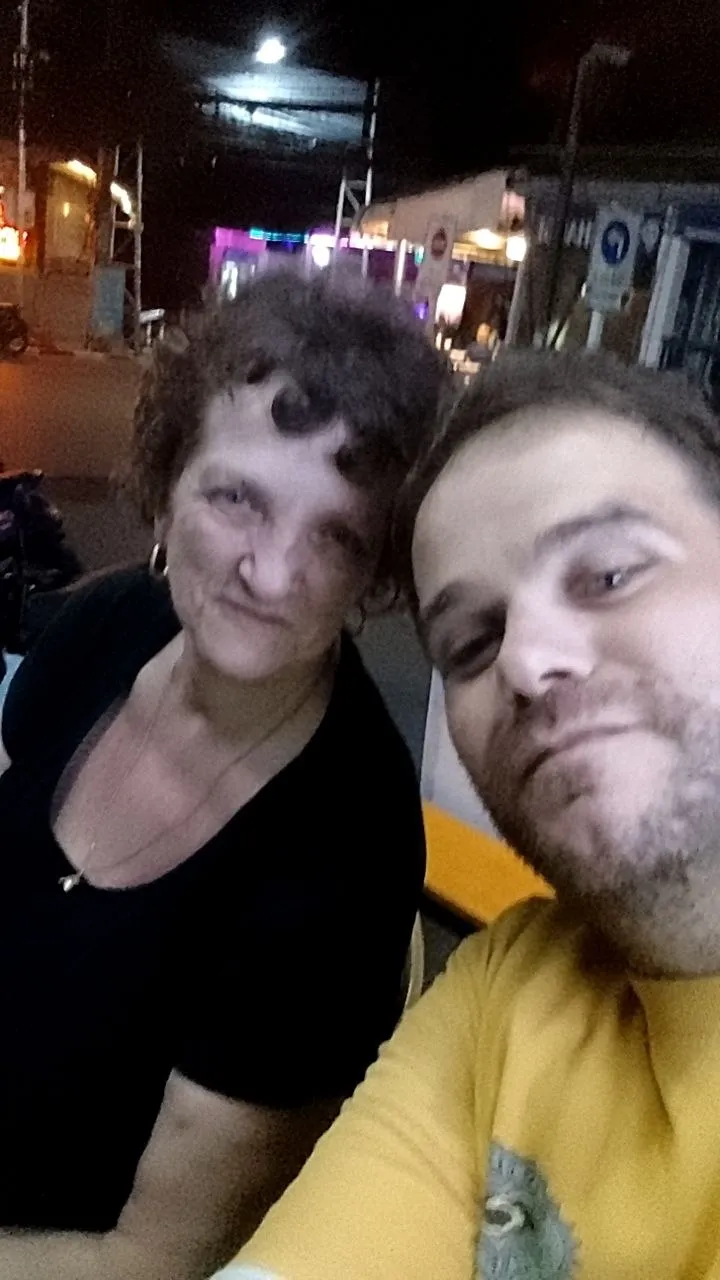 Mama Wilma and Wesley together at Mama's Specialty